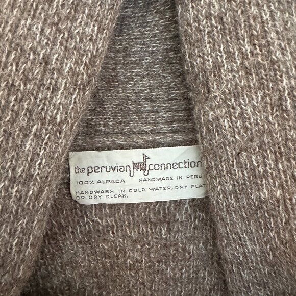 100% Alpaca Cropped Bolero/Cardigan (Peruvian Connection) Size Med - Picture 3 of 8